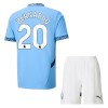 Maglia ufficiale Manchester City Bernardo 20 Casa 2024-25 per Bambino